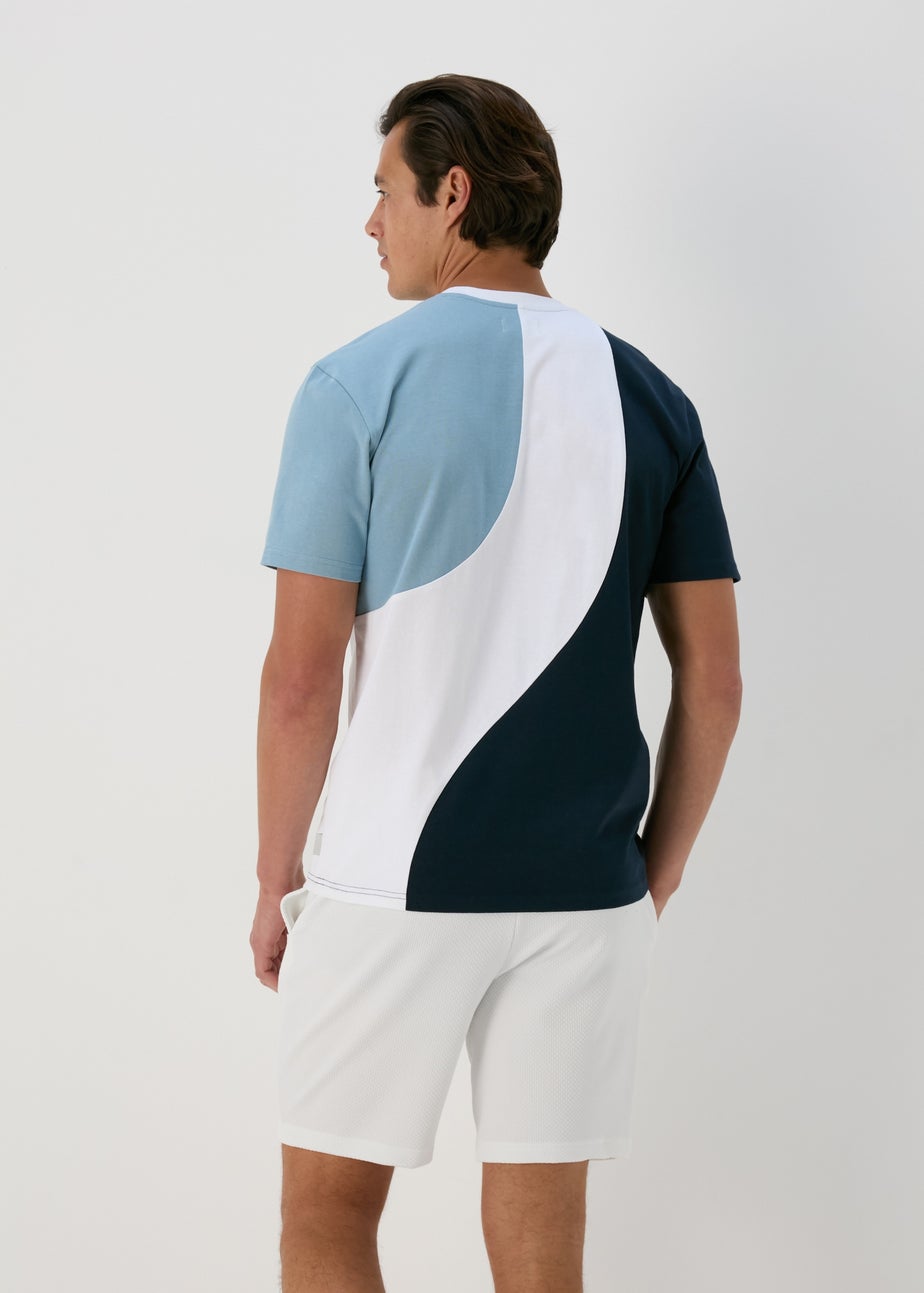 White Textured Shorts