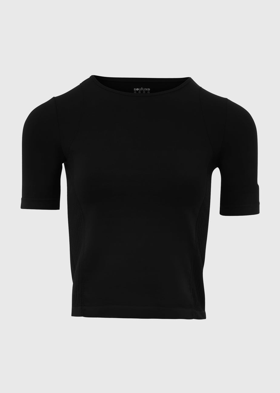 Souluxe Black Seamless Top