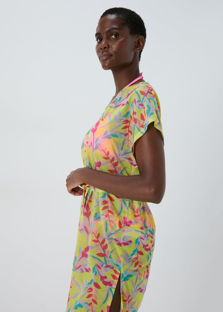 Multicolour Shapewear Jersey Kaftan