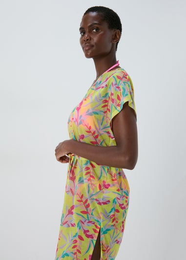Multicolour Shapewear Jersey Kaftan