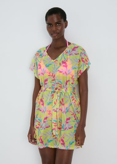 Multicolour Shapewear Jersey Kaftan