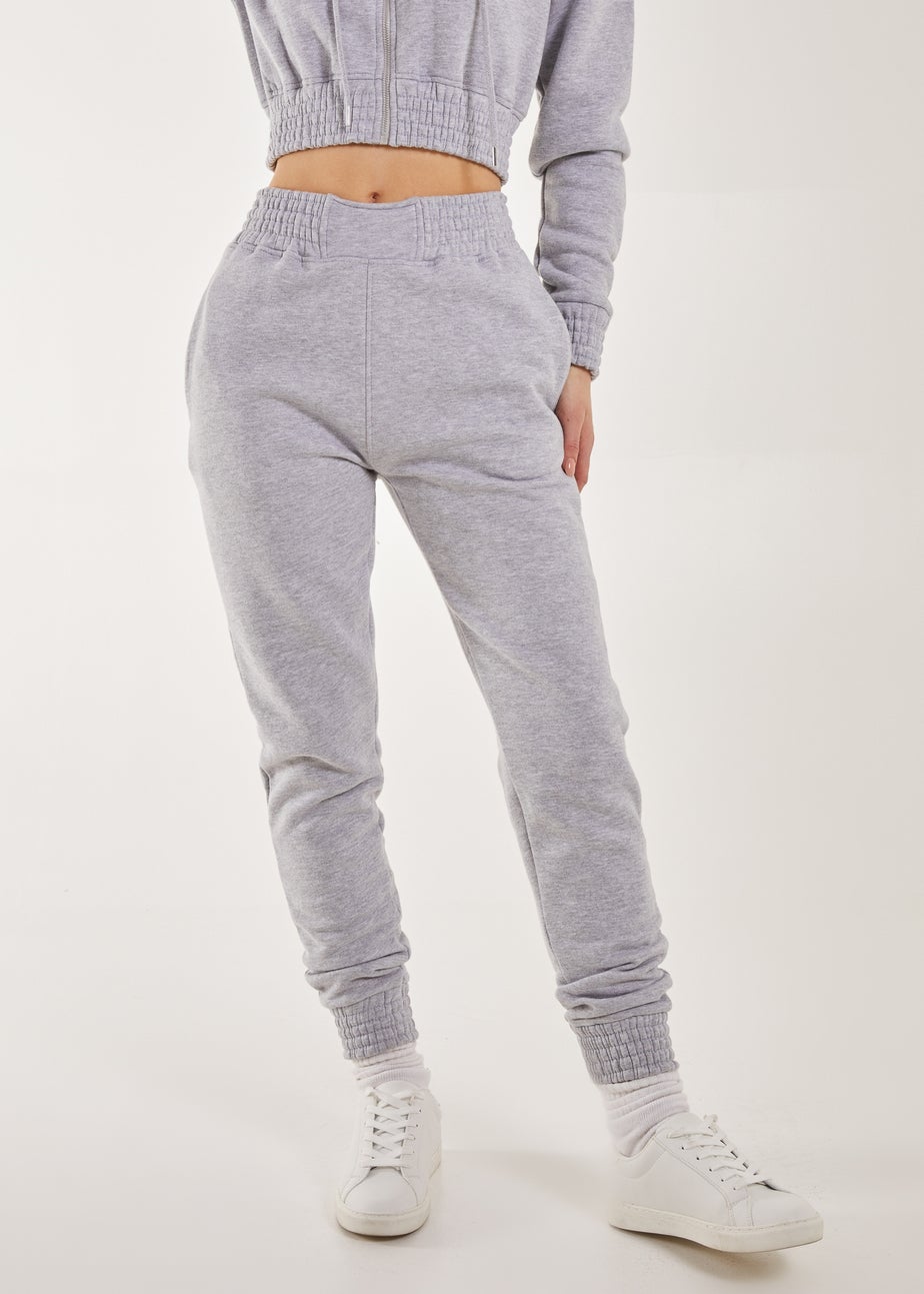Pink Vanilla Grey Detail Waistband Joggers