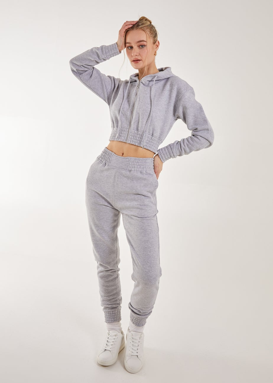 Pink Vanilla Grey Detail Waistband Joggers