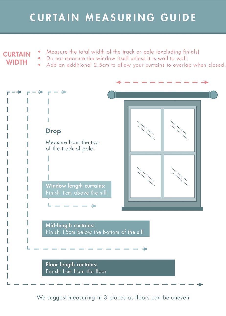 Catherine Lansfield Fairytale Unicorn 66x72 Inch Curtains Two Panels