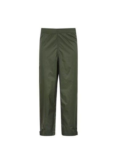 Mountain Warehouse Kids Khaki Pakka Waterproof Over Trousers (2-14yrs)
