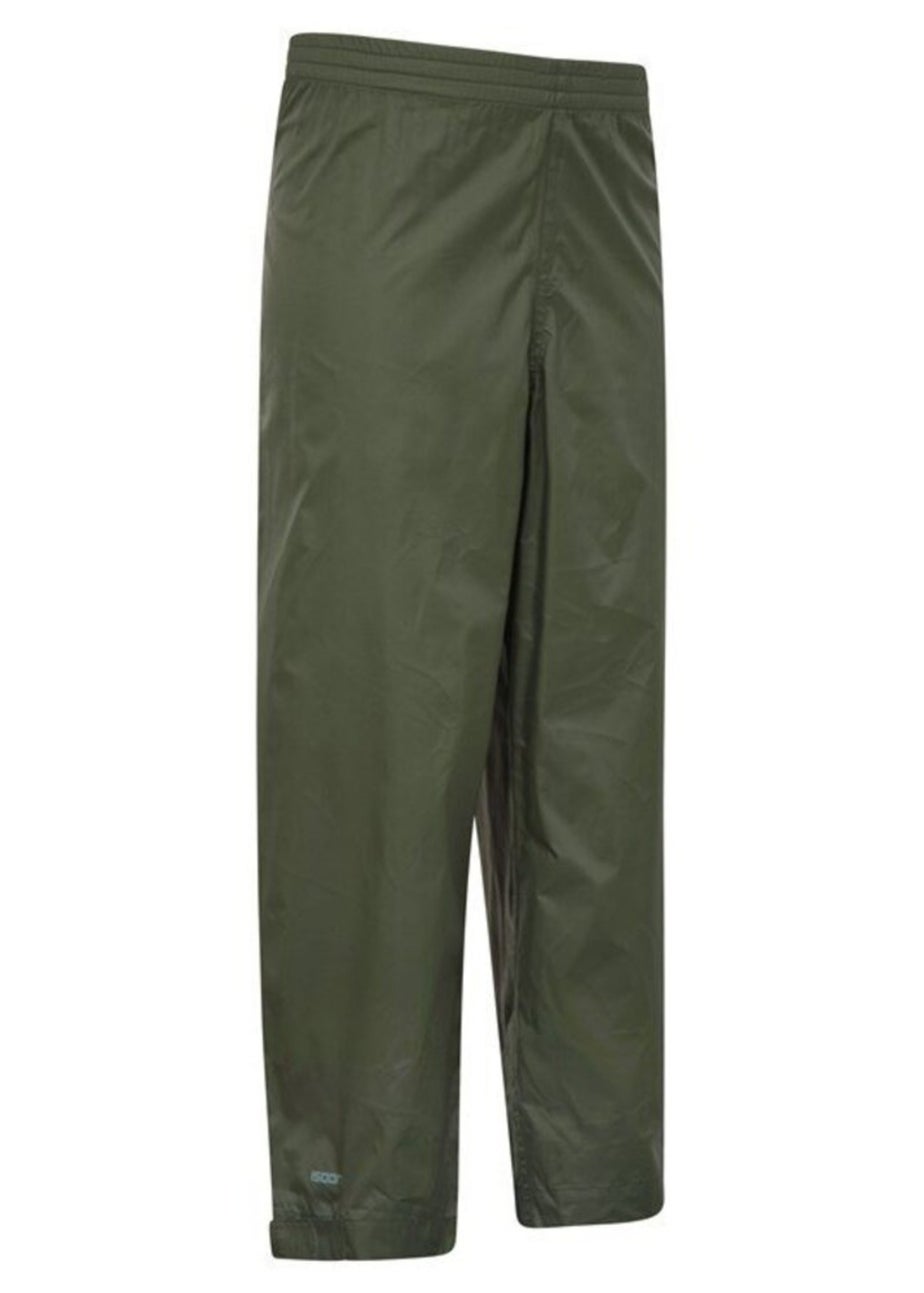 Mountain Warehouse Kids Khaki Pakka Waterproof Over Trousers (2-14yrs)