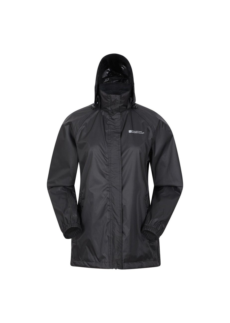 Mountain Warehouse Black Pakka II Waterproof Jacket