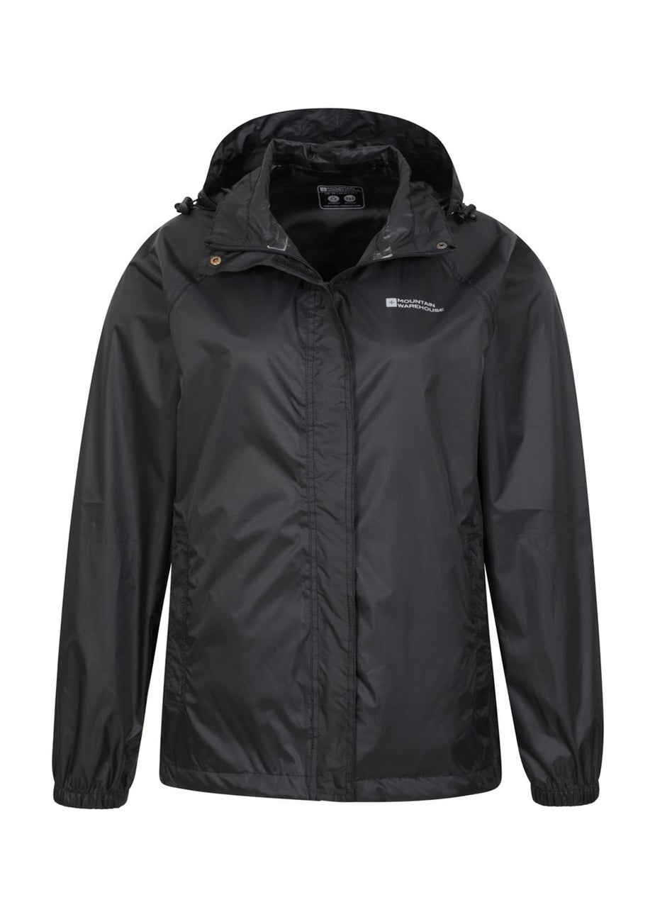 Mountain Warehouse Black Pakka II Waterproof Jacket