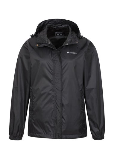 Mountain Warehouse Black Pakka II Waterproof Jacket