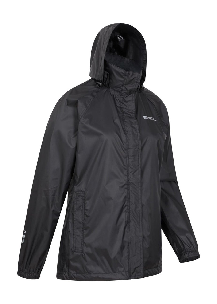 Mountain Warehouse Black Pakka II Waterproof Jacket