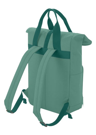 Bagbase Sage Green Twin Handle Roll-Top Backpack