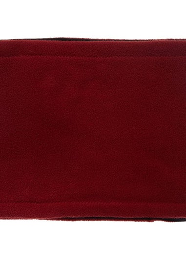 Puma Black/Red Fleece Reversible Neck Warmer