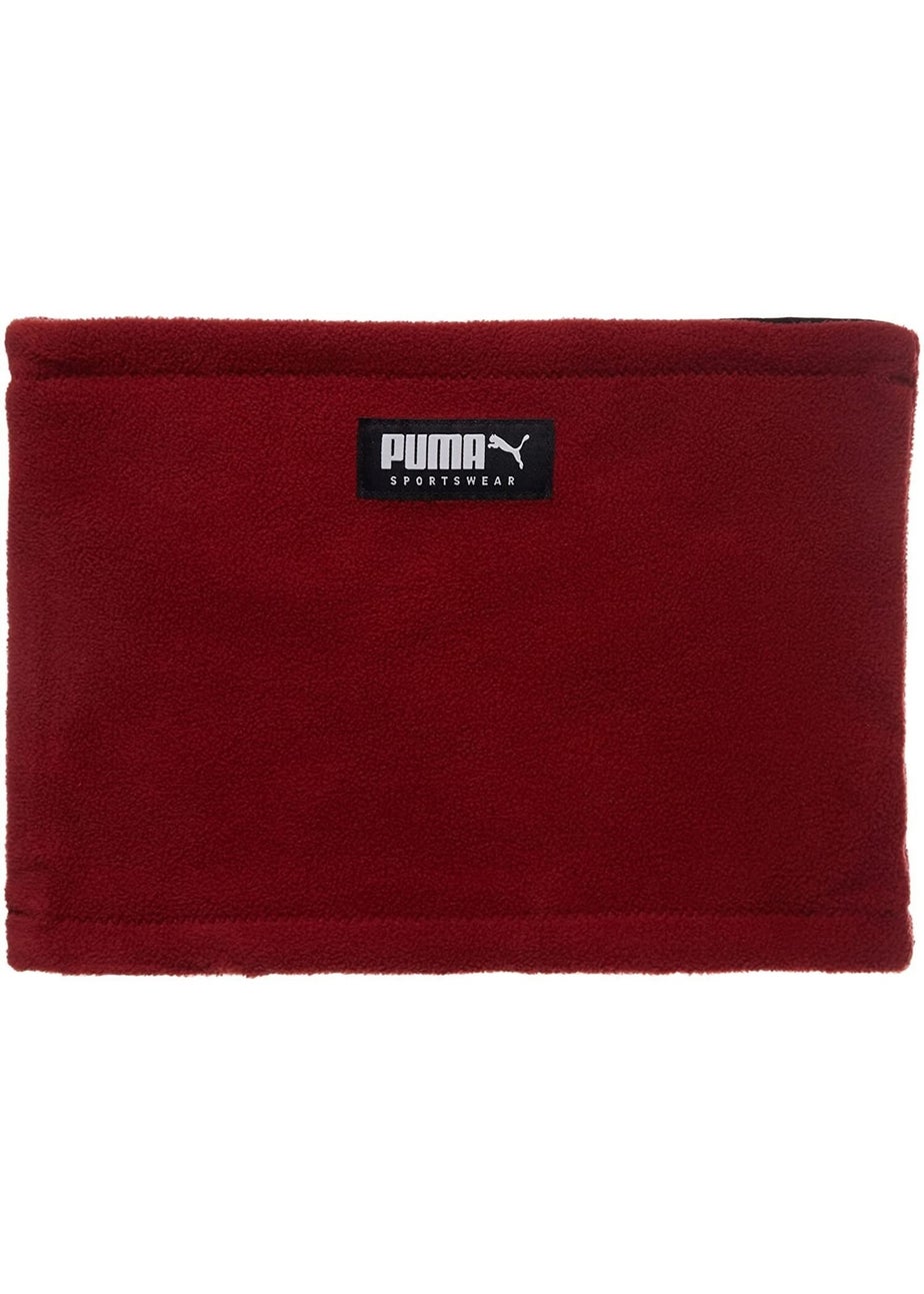 Puma Black/Red Fleece Reversible Neck Warmer