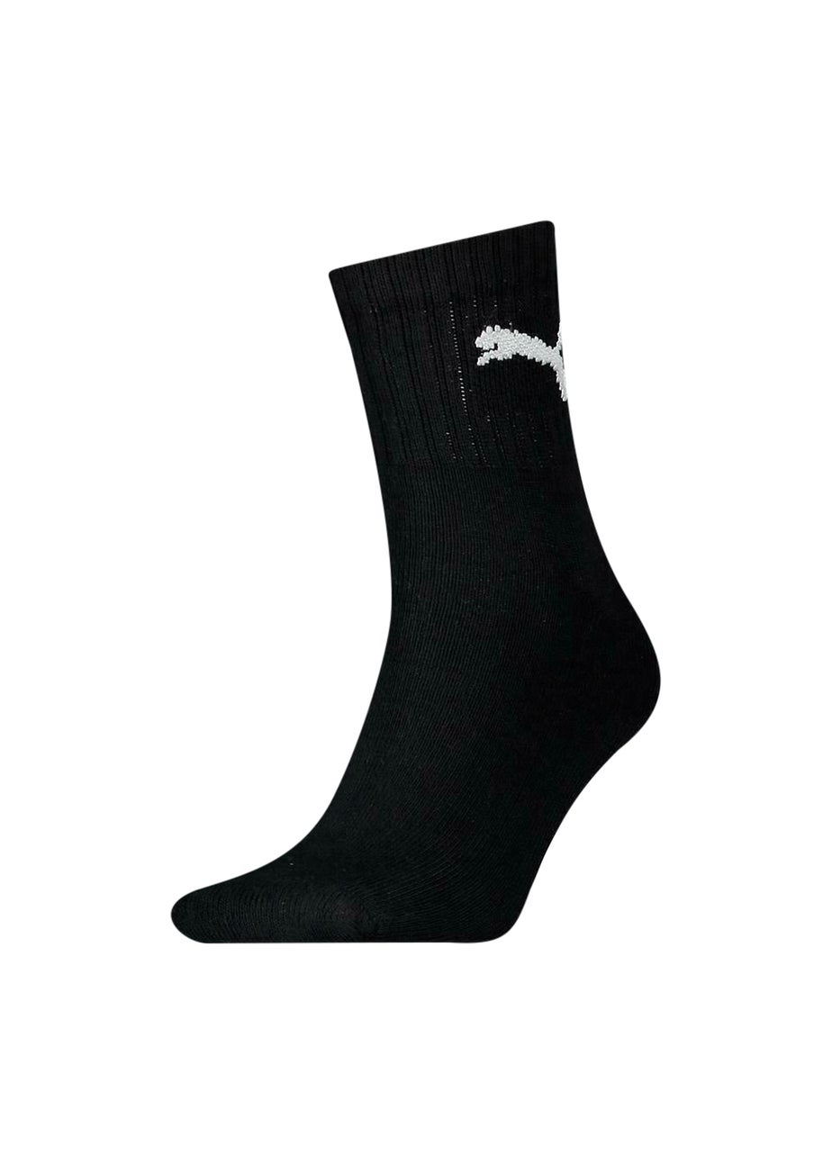 Puma Black Lightweight Crew Socks (Pack of 3)