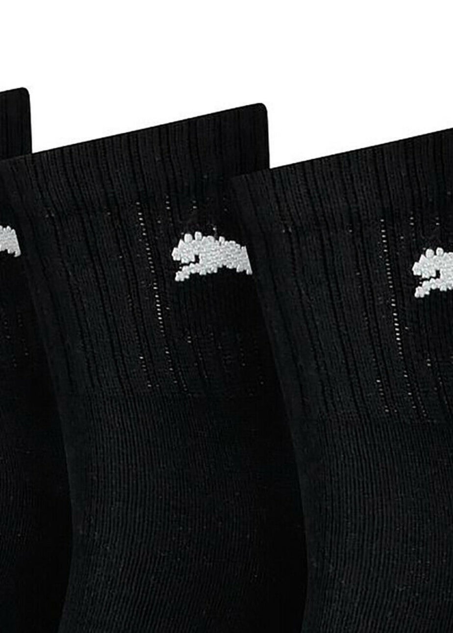 Puma Black Lightweight Crew Socks (Pack of 3)