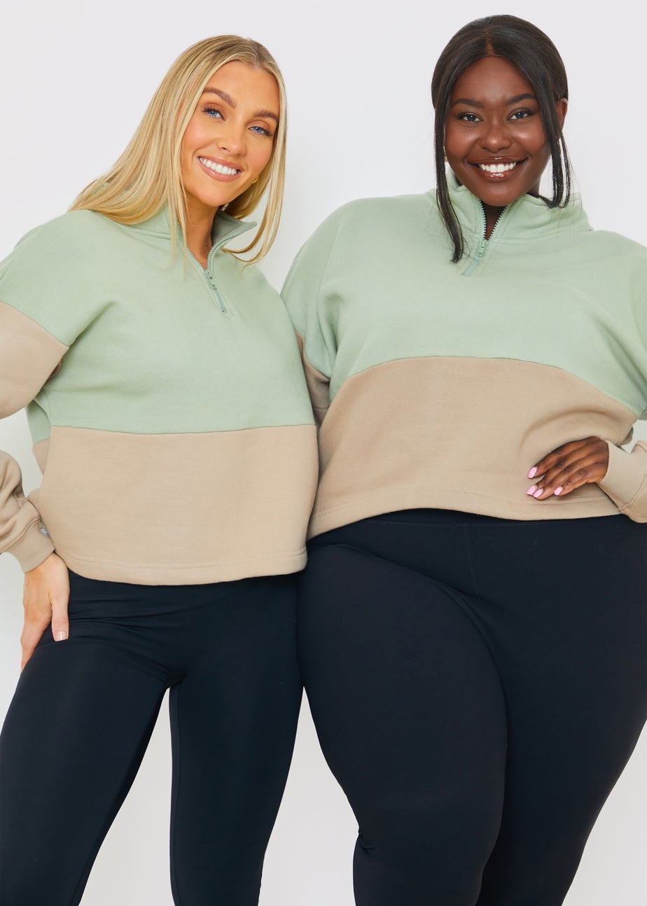 In The Style Jac Jossa Half Zip Sweatshirt