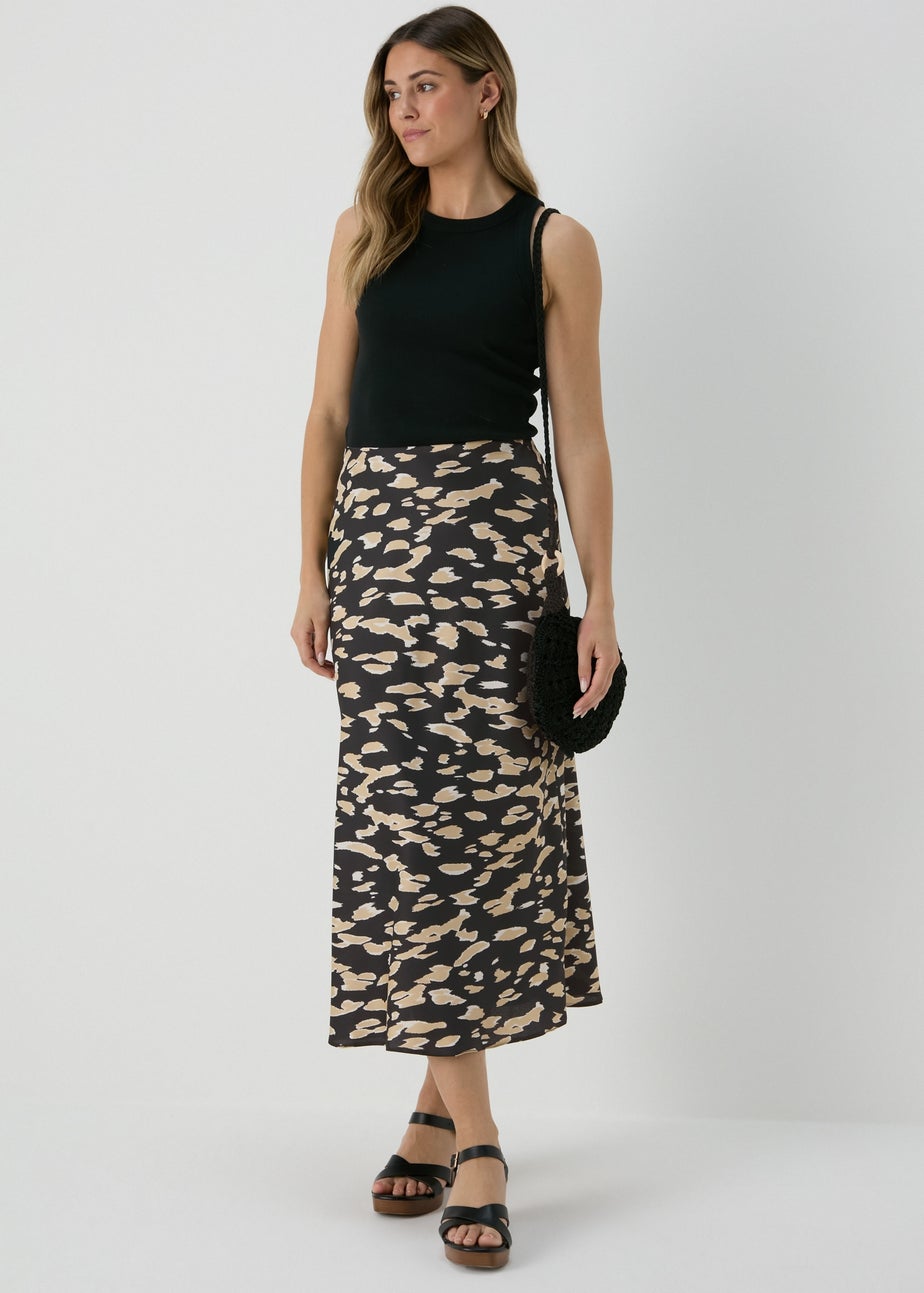 Black & Stone Midi Skirt