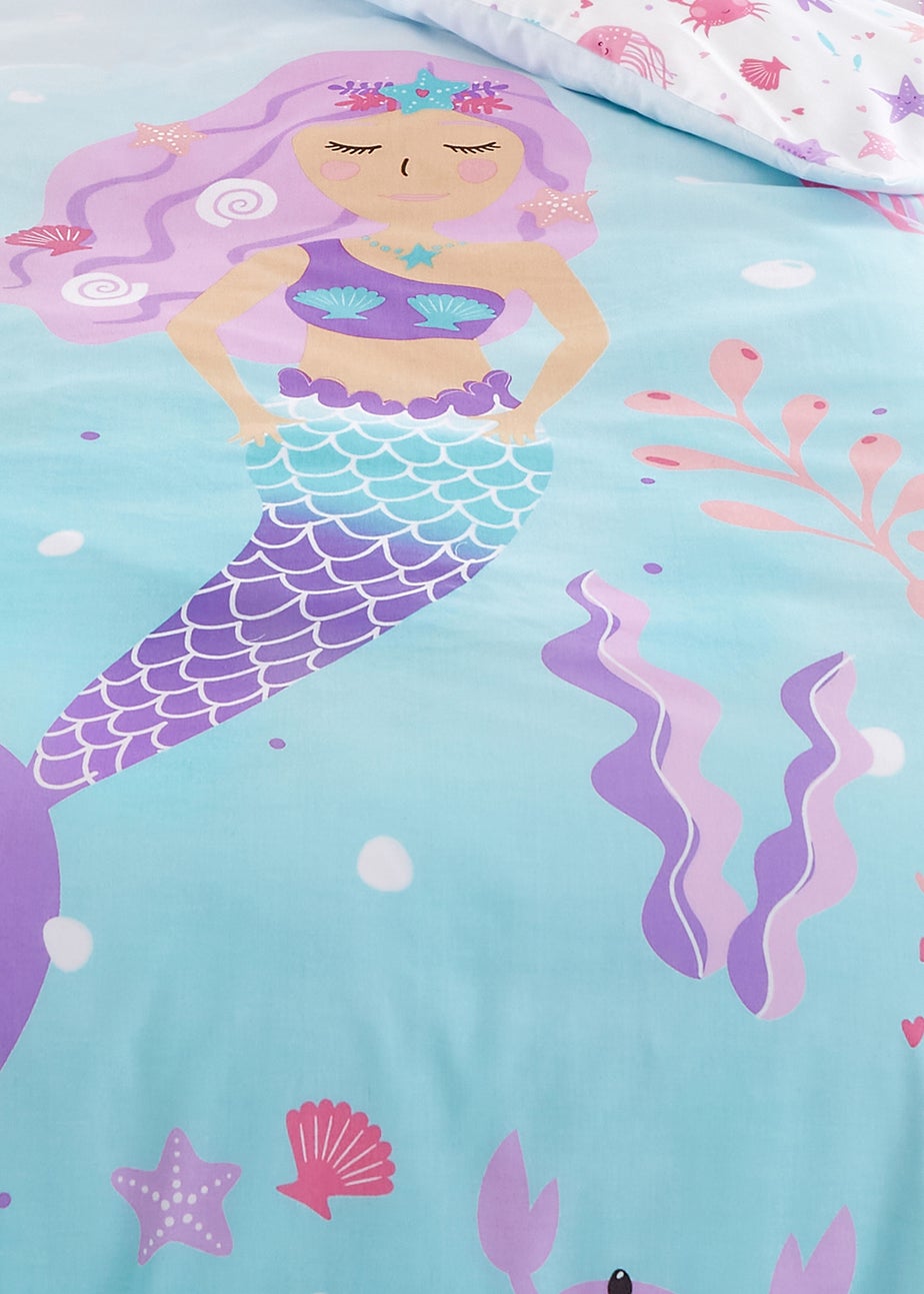 Bedlam Mermaid Vibes Aqua Duvet Cover Set
