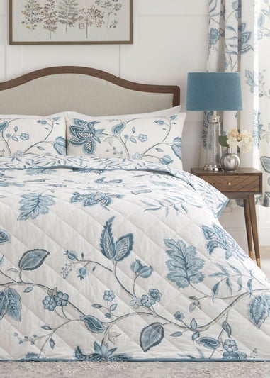 Dreams & Drapes Design Samira Blue Bedspread