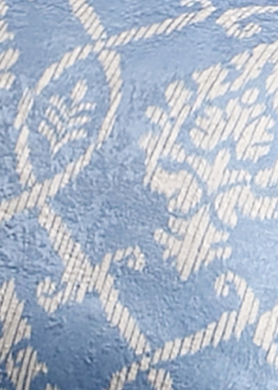 Dreams & Drapes Vivianna Soft Touch Blue Filled Cushion (43cm x 43cm)