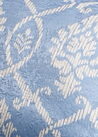 Dreams & Drapes Vivianna Soft Touch Blue Filled Cushion (43cm x 43cm)