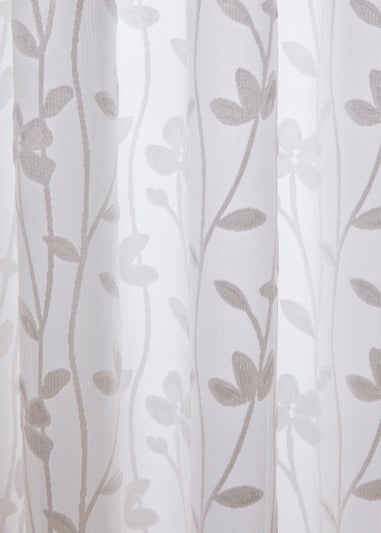 Dreams & Drapes Sophia Jacquard Ivory Pencil Pleat Curtains