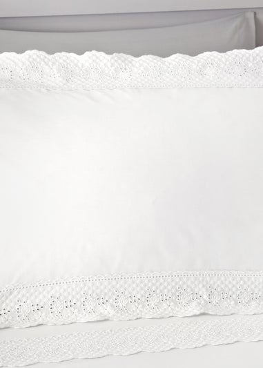 Serene Renaissance White Duvet Cover Set