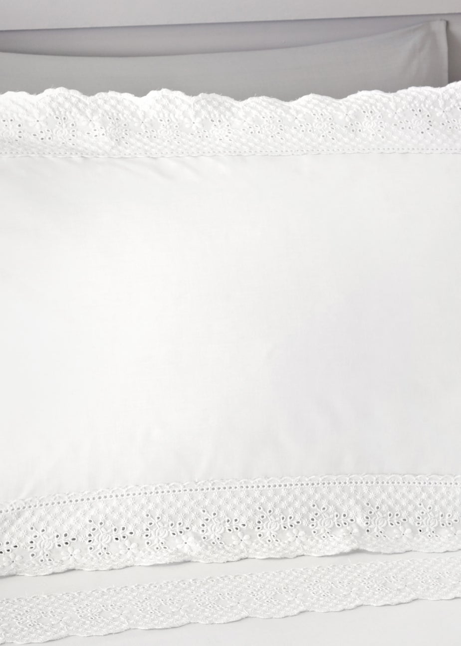Serene Renaissance White Duvet Cover Set