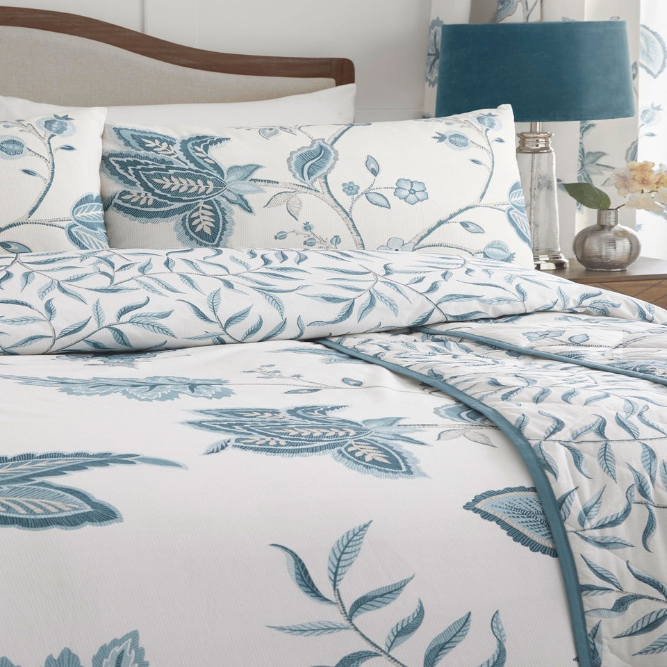 Dreams & Drapes Design Samira Blue Duvet Cover Set