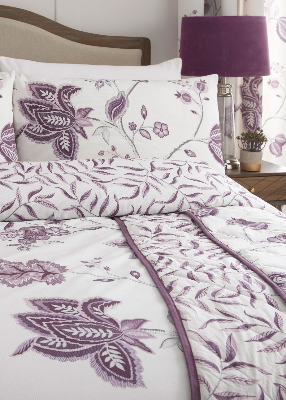 Dreams & Drapes Design Samira Purple Duvet Cover Set