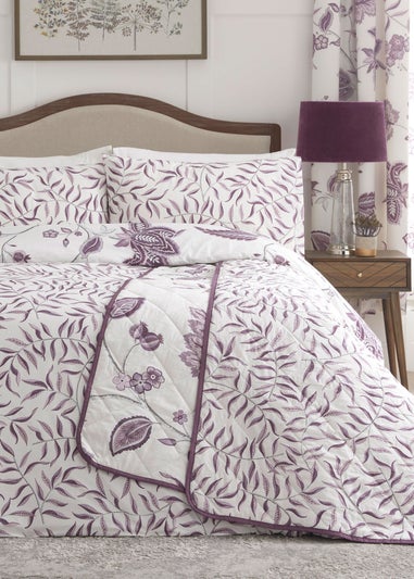 Dreams & Drapes Design Samira Purple Duvet Cover Set