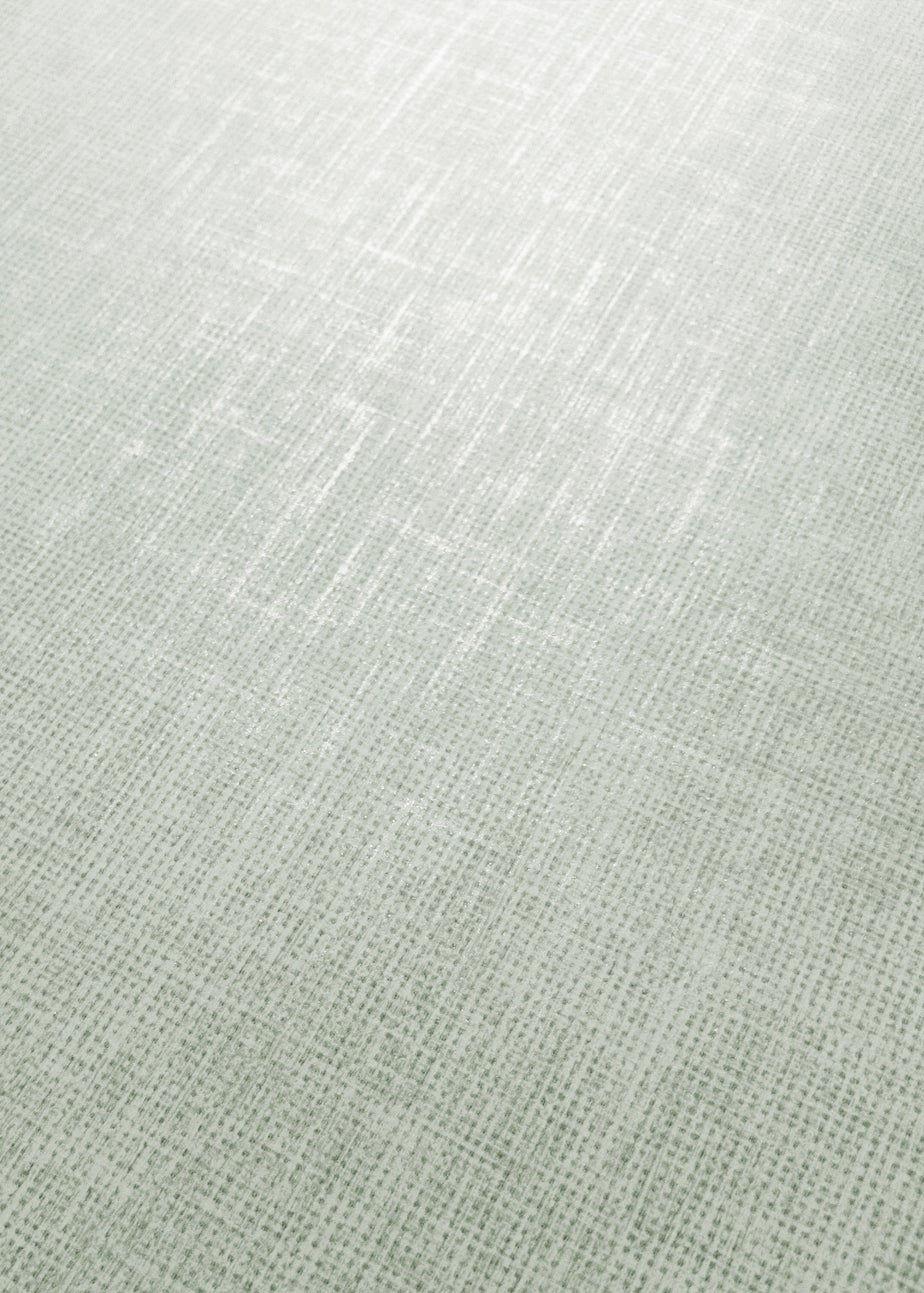 Darcy James Linen Texture Green Wallpaper