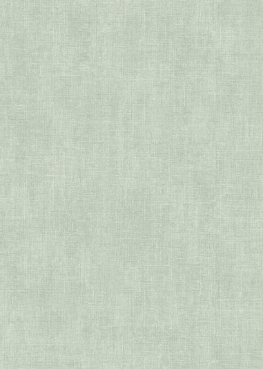 Darcy James Linen Texture Green Wallpaper