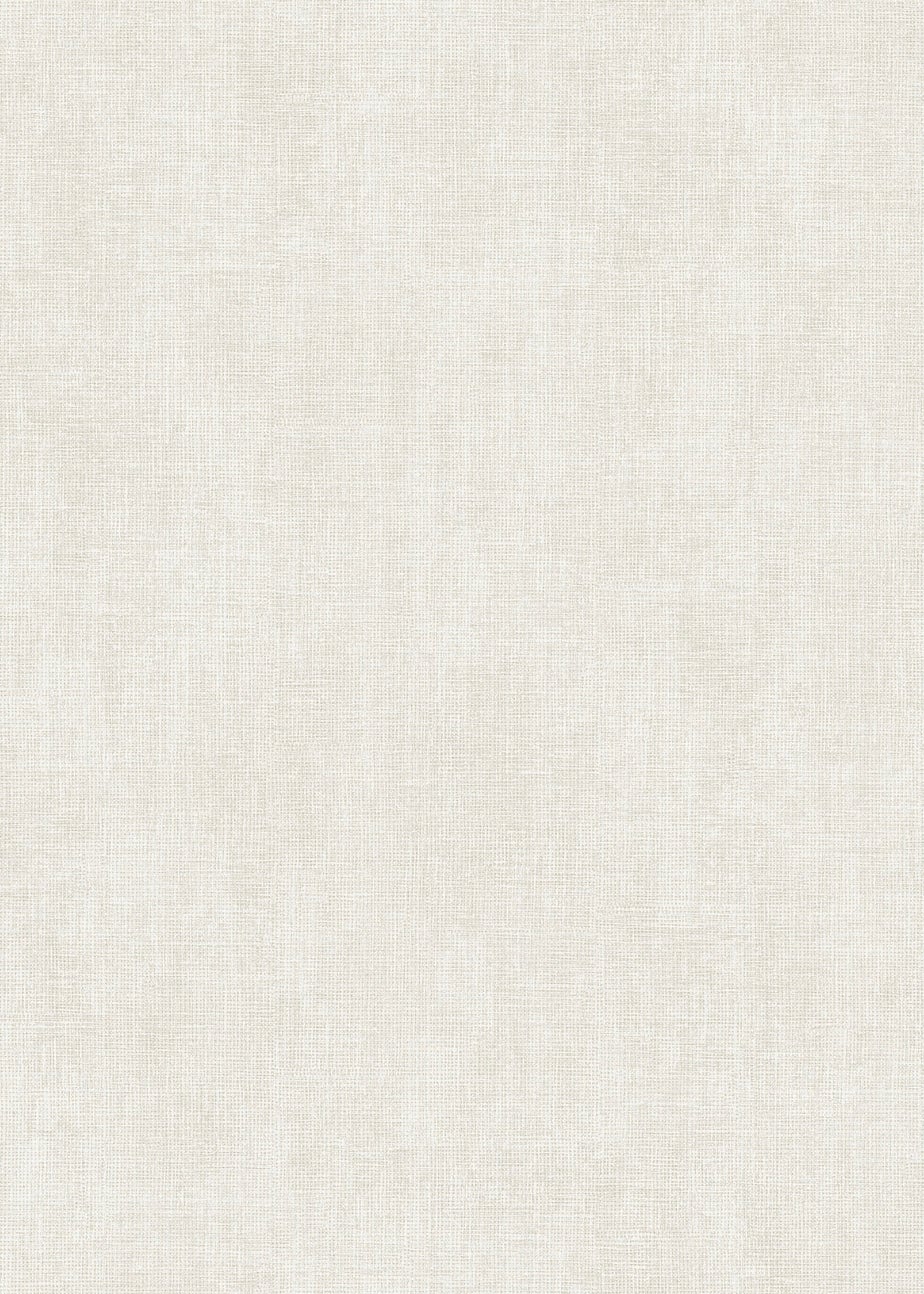 Darcy James Linen Texture Cream Wallpaper