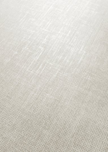 Darcy James Linen Texture Cream Wallpaper