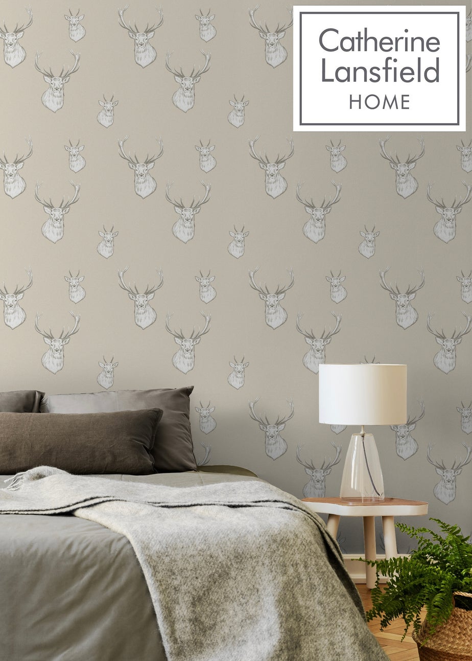 Catherine Lansfield Stag Cream