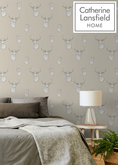 Catherine Lansfield Stag Cream