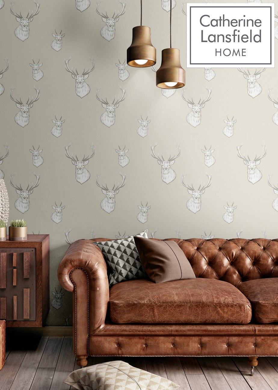 Catherine Lansfield Stag Cream