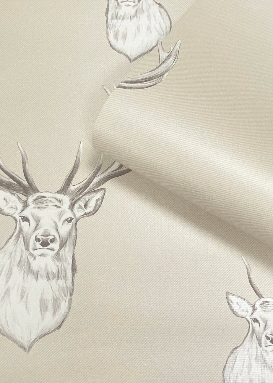 Catherine Lansfield Stag Cream