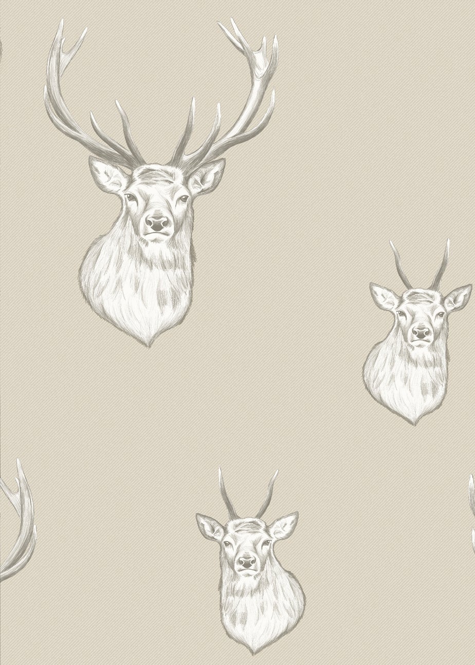 Catherine Lansfield Stag Cream