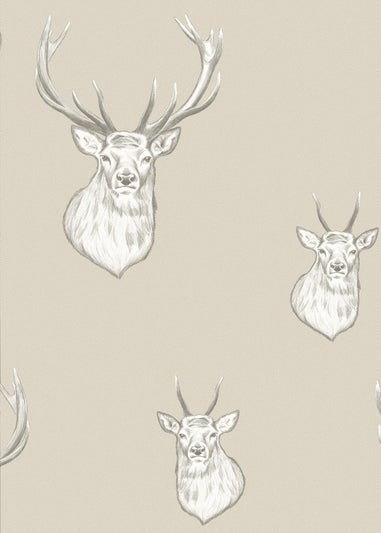 Catherine Lansfield Stag Cream