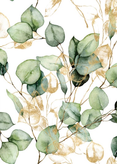 Muriva Eucalyptus Green Wallpaper