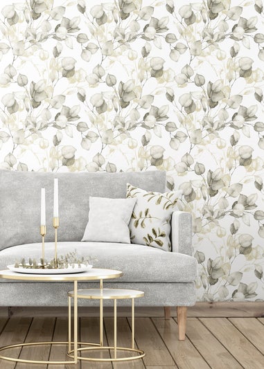 Muriva Eucalyptus Natural Wallpaper