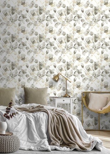 Muriva Eucalyptus Natural Wallpaper