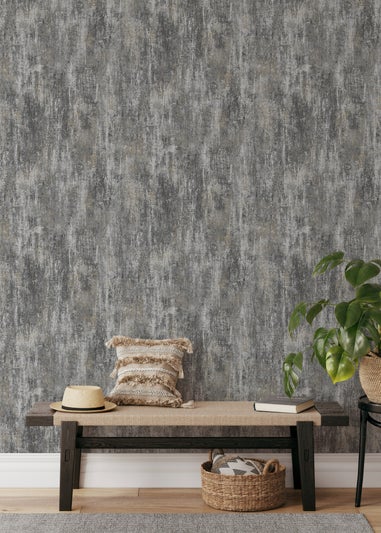 Muriva Phelan texture Charcoal