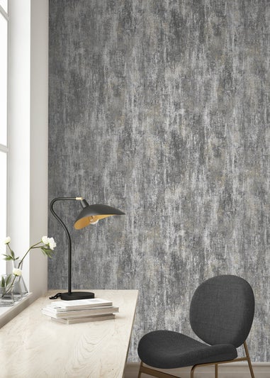 Muriva Phelan texture Charcoal