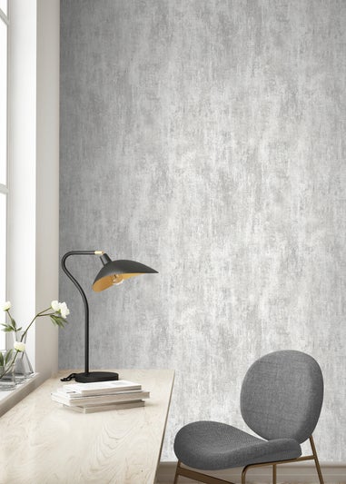 Muriva Phelan Texture Grey Wallpaper