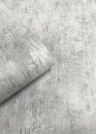 Muriva Phelan Texture Grey Wallpaper