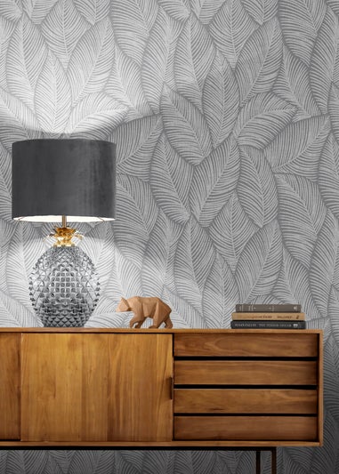 Muriva Denver Leaf Grey