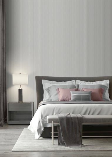 Muriva Venezia Stripe Light Grey